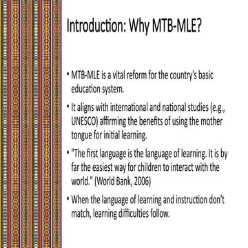 Discussion 2 on Mother tongue based multilingual education.pptx