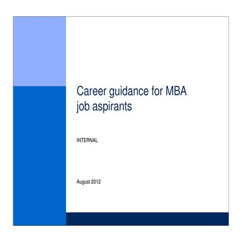 Discussion document for mu mba students