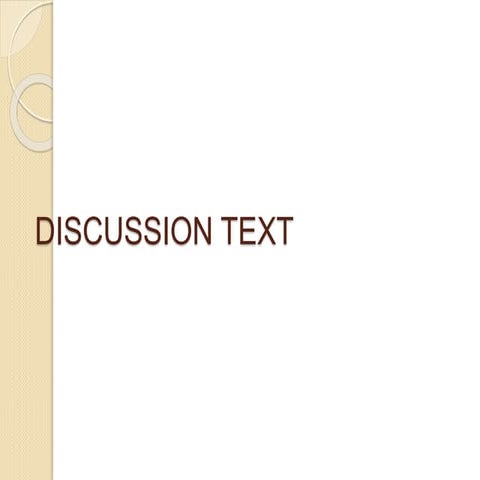 Discussion text