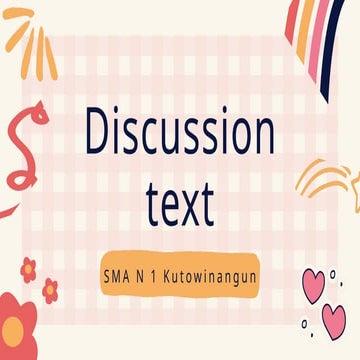 Discussion text.pptx yang dibuat dengan tangan sendiri