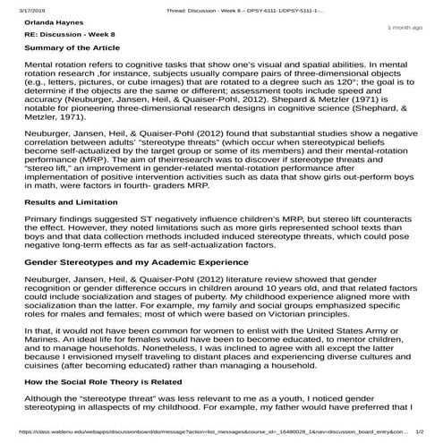 Thread: Discussion - Week 8 – DPSY-6111-1/DPSY-5111-1
