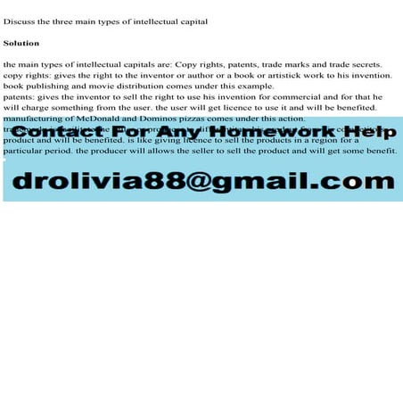 Discuss the three main types of intellectual capitalSolutionth.pdf