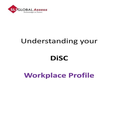 DiSC Workplace Profile Report