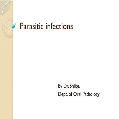Various disease of parasitic origin.pptx