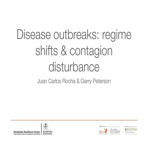 Disease & regime shifts montpellier
