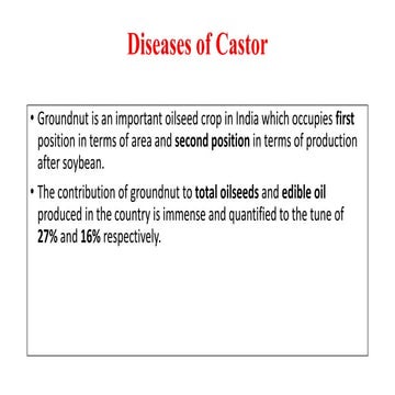 Diseases of castor by SACHIN R KONDAGURI.pptx