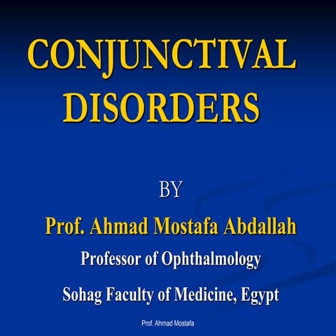 Diseases of conjunctiva