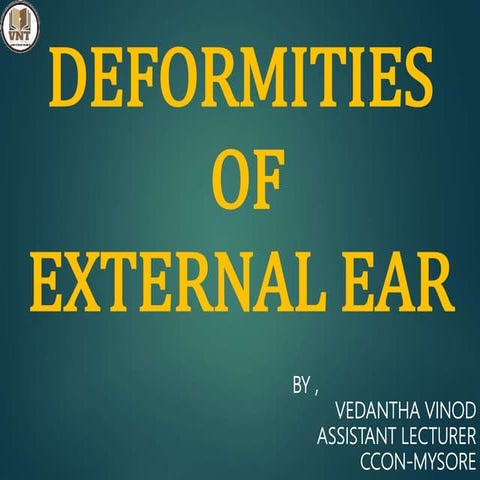 Diseases of external ear