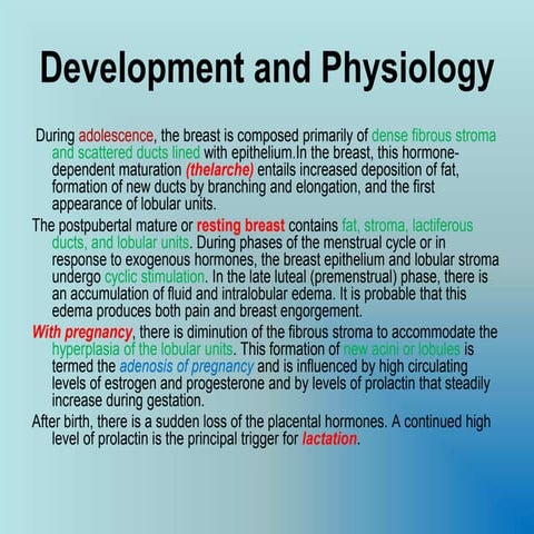 Diseases of the breast