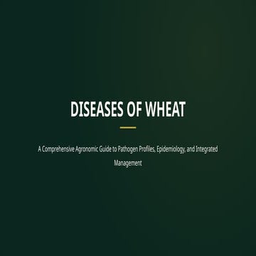 Diseases of wheat and their management | PPTX
