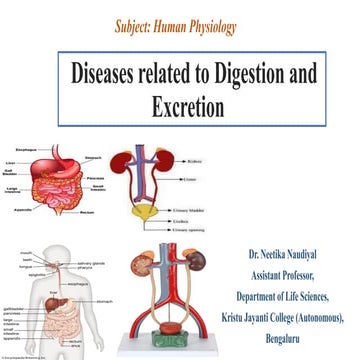 Diseases related to Digestion and Excretion.pptx