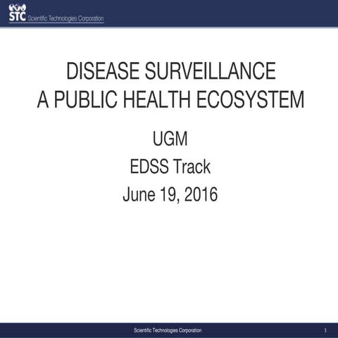 Disease surveillance