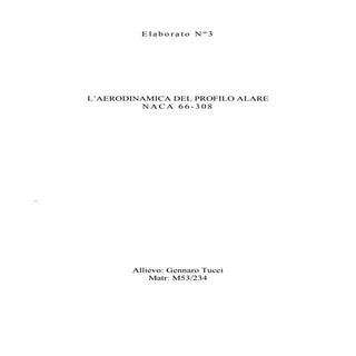 Disegno del profilo naca 66nuovo