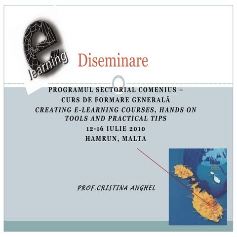 Diseminare curs comenius