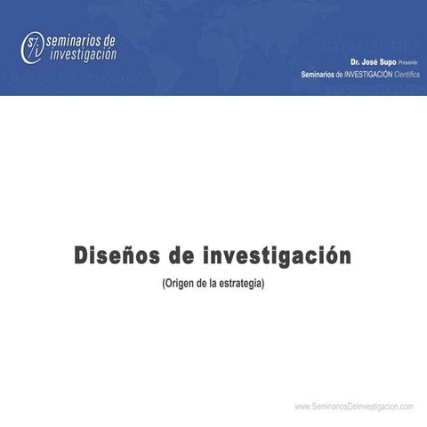 Disenos de investigacion