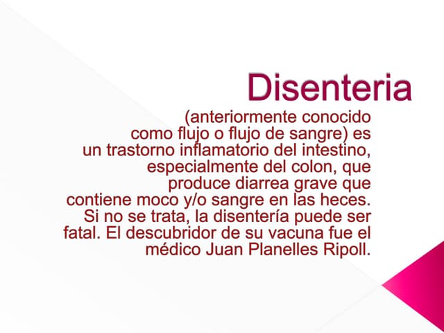 Disenteria | PPTX