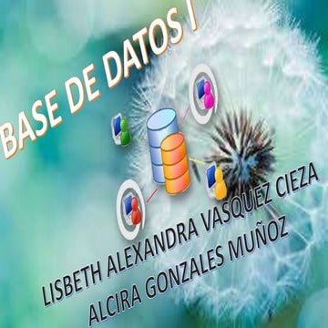 DISEÑO DE UNA BASE DE DATOS