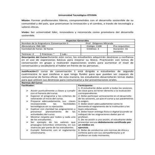 Diseño curricular por competencias 