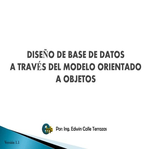 Diseño de base de datos moo