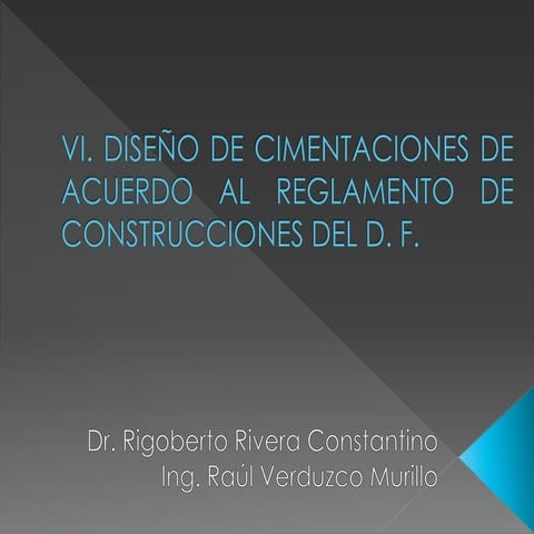 Diseño de cimentaciones