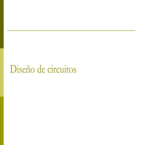 Diseño de circuitos