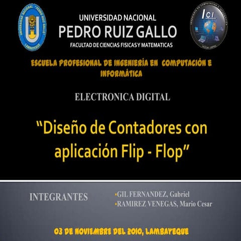 Diseño de controladores con aplicación flip flop