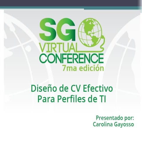 Diseño de CV Efectivo Para Perfiles TI