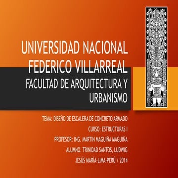 Diseño de escaleras de concreto armado