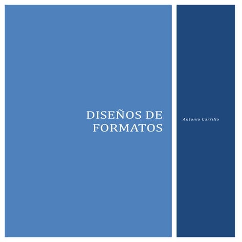 Diseño de formatos