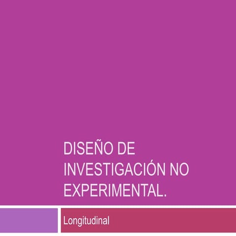 ~$Diseño de investigación no experimental | PPTX | Science