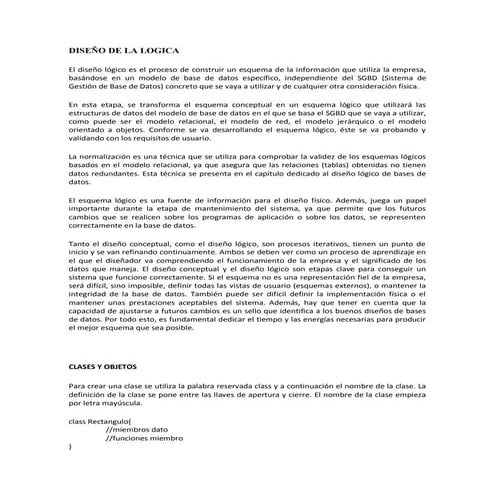 Diseño de la logica