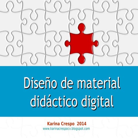 Diseño de material didactico digital