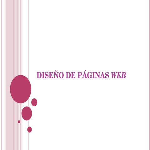 Diseño de Páginas Web