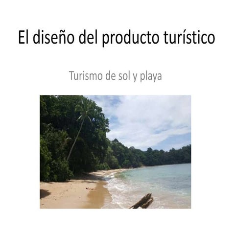 Diseño de productos turísticos