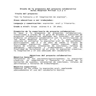 Diseño de proyecto colaborativo AFT...