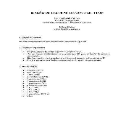 Diseño de secuencias con flip