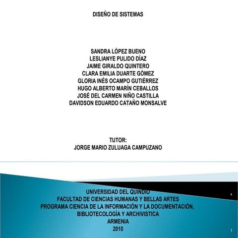 Diseño de Sistemas