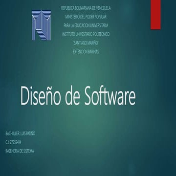 Diseño de software