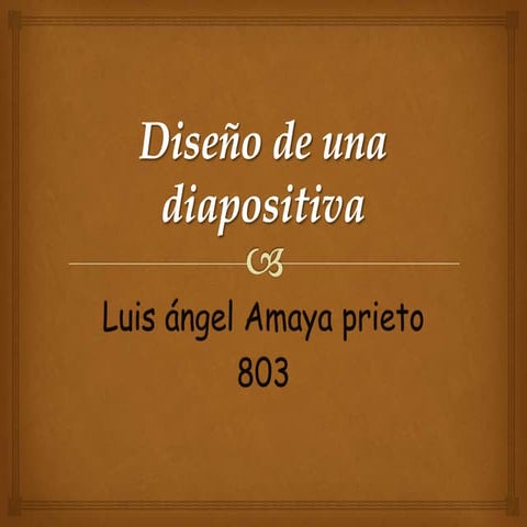 Diseño de una diapositiva