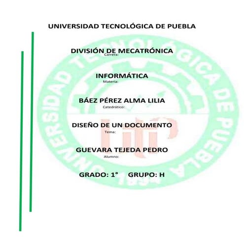 Diseño de un documento