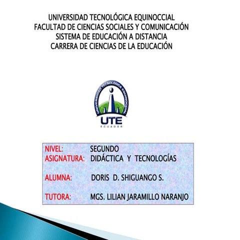 Diseã±o de unidades didã¡cticas con recursos tic