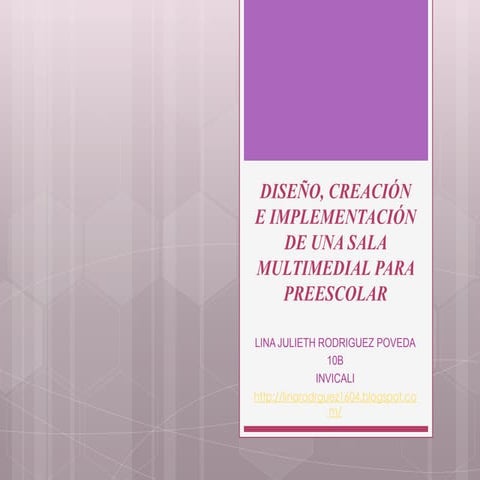 Diseño e implemetacion de una sala