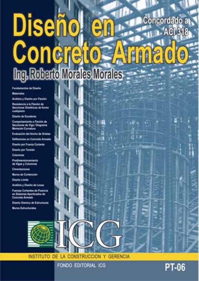 Cual Es El Codigo Iban De Ing Diseño en concreto armado ing. roberto morales morales