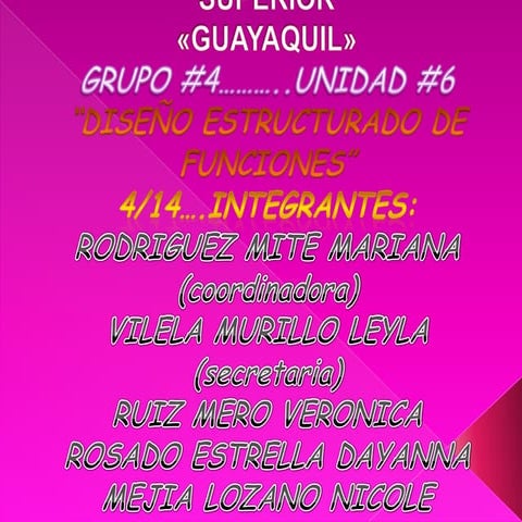 Diseã‘o estructurado