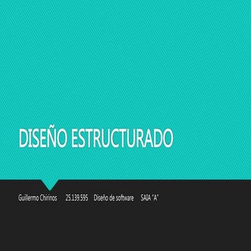 Diseño Estructurado