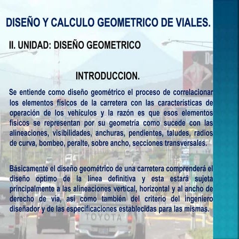 Diseño geometrico