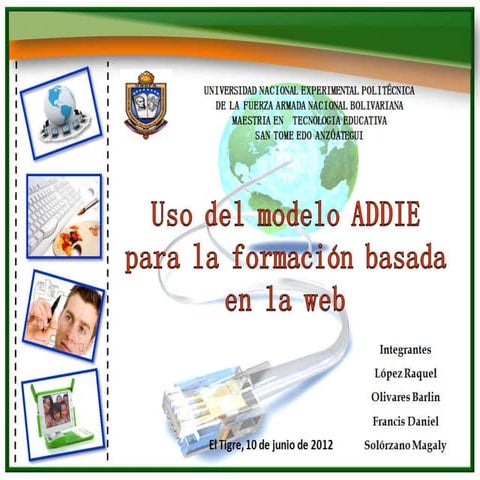 Uso del modelo addie para la formación basada en la web