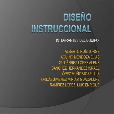 Diseño instruccional hoy