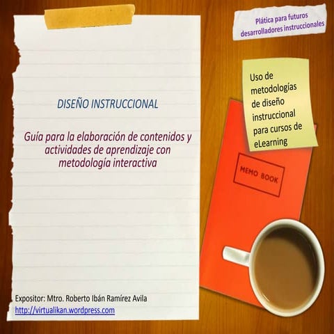 Diseño instruccional guía de elaboración de contenidos actividades online