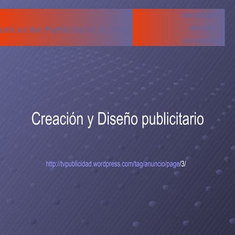 Diseño publicitario abril 2010